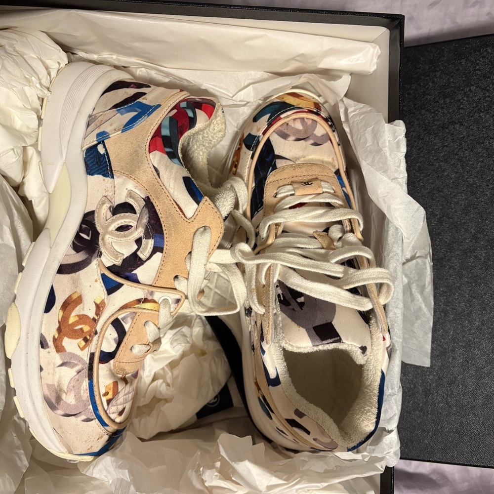 Chanel Artistic Multicolor Sneakers